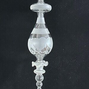Vintage Handblown Glass Finial Ornament